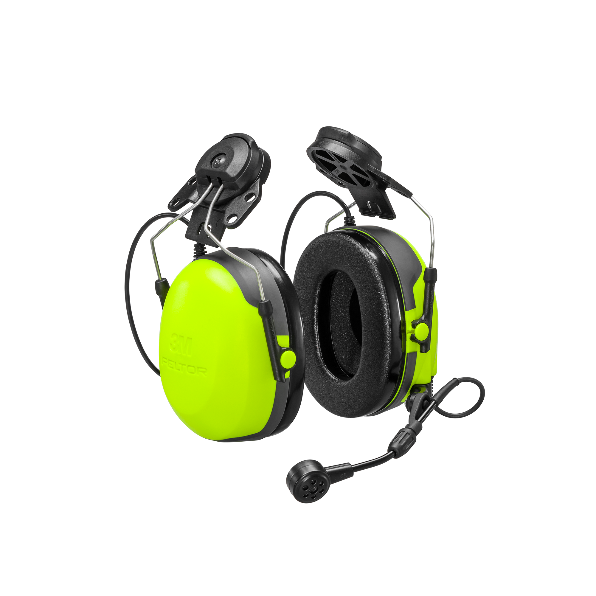3M PELTOR CH-3 Headset with PTT - Hard Hat Attached - FLX2 - MT74H52P3E-111