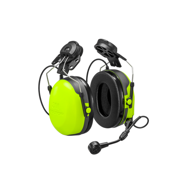 3M PELTOR CH-3 Headset with PTT - Hard Hat Attached - FLX2 - MT74H52P3E-111