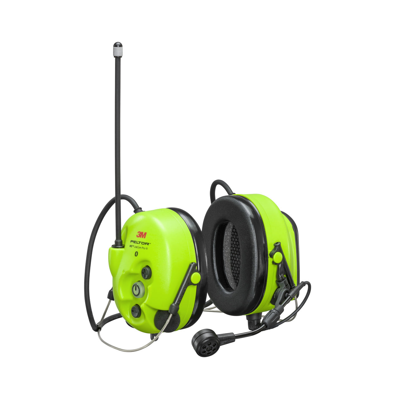 3M PELTOR WS LiteCom Pro III Headset - Bright Yellow - Neckband - MT73H7B4D10NA GB