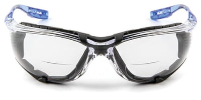 3M Virtua CCS Black Frame, Clear Anti-Fog Lens +2.0 Diopter Safety Eyewear - VC220AF