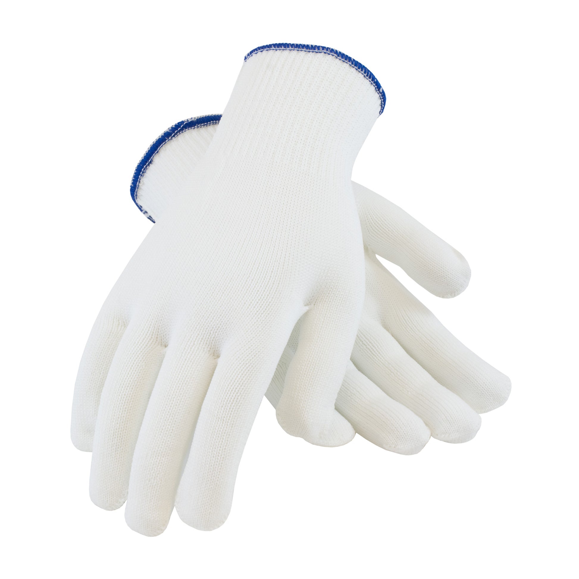 CleanTeam Light Weight Seamless Knit Stretch Polyester Clean Environment Glove - Silicone-Free - White - 24/DZ - 40-230
