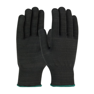 Kut Gard Seamless Knit Pritex Blended Antimicrobial Glove - Lightweight - Black - 12/DZ - 40-235BK