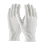 CleanTeam Medium Weight Seamless Knit Stretch Polyester Clean Environment Glove - 10 Gauge - White - 1/DZ - 40-C2210