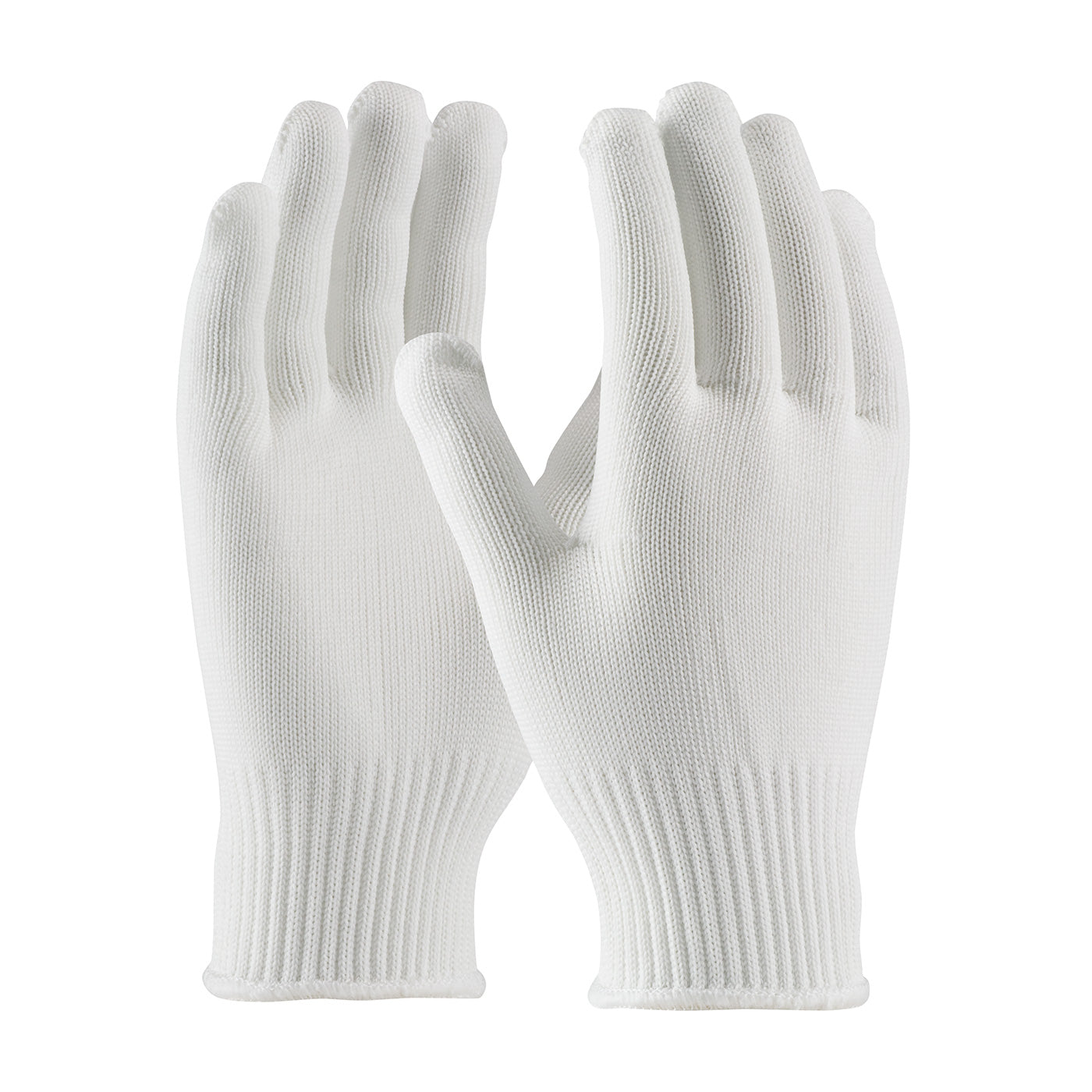 CleanTeam Medium Weight Seamless Knit Stretch Polyester Clean Environment Glove - 10 Gauge - White - 1/DZ - 40-C2210
