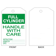 FULL CYLINDER TAGS - FULL CYLINDER TAGS, 6.125X3, Rigid Vinyl
