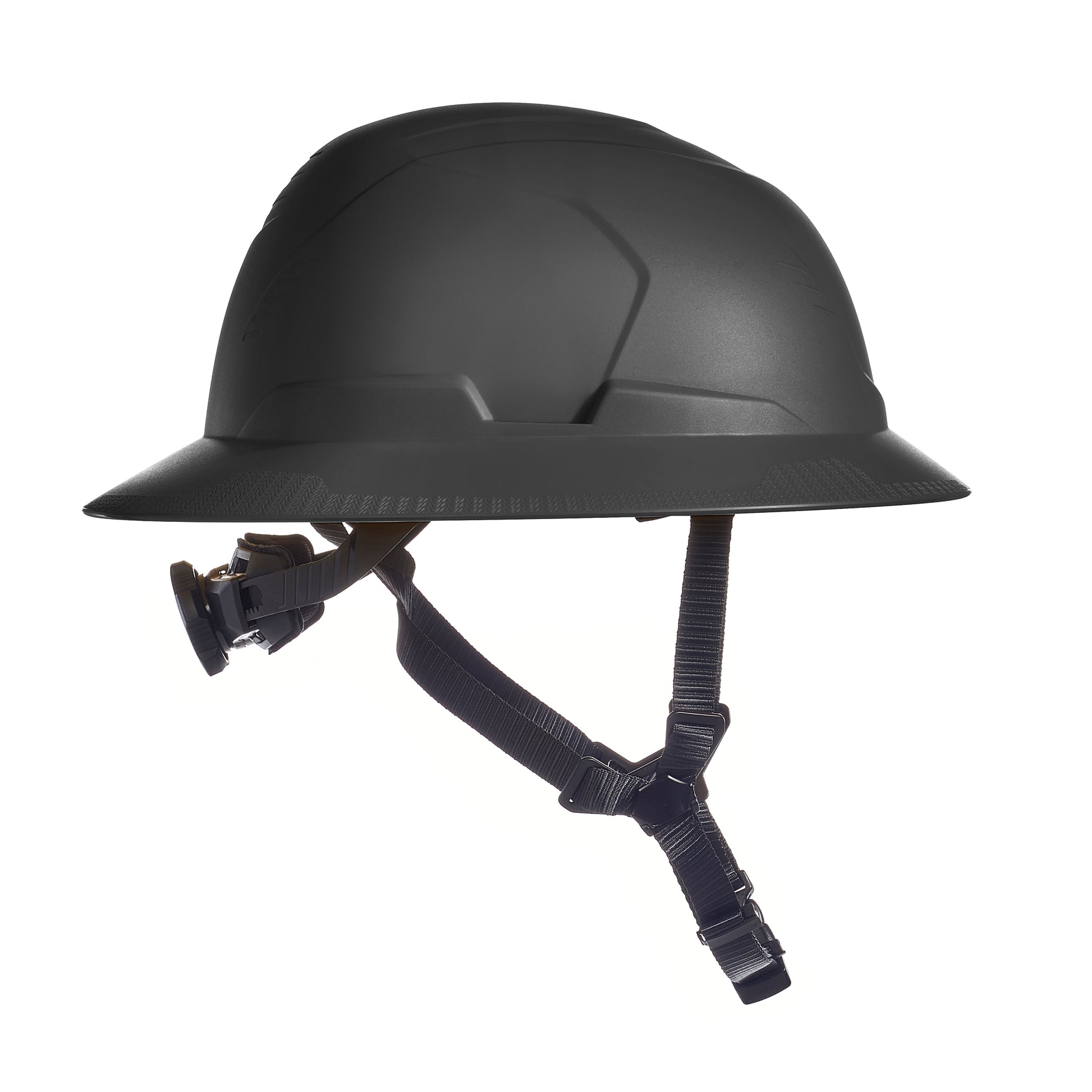 MSA V-Gard H2 Full Brim - Type II Class E Safety Helmet - Non-Vented - Black - 10250594