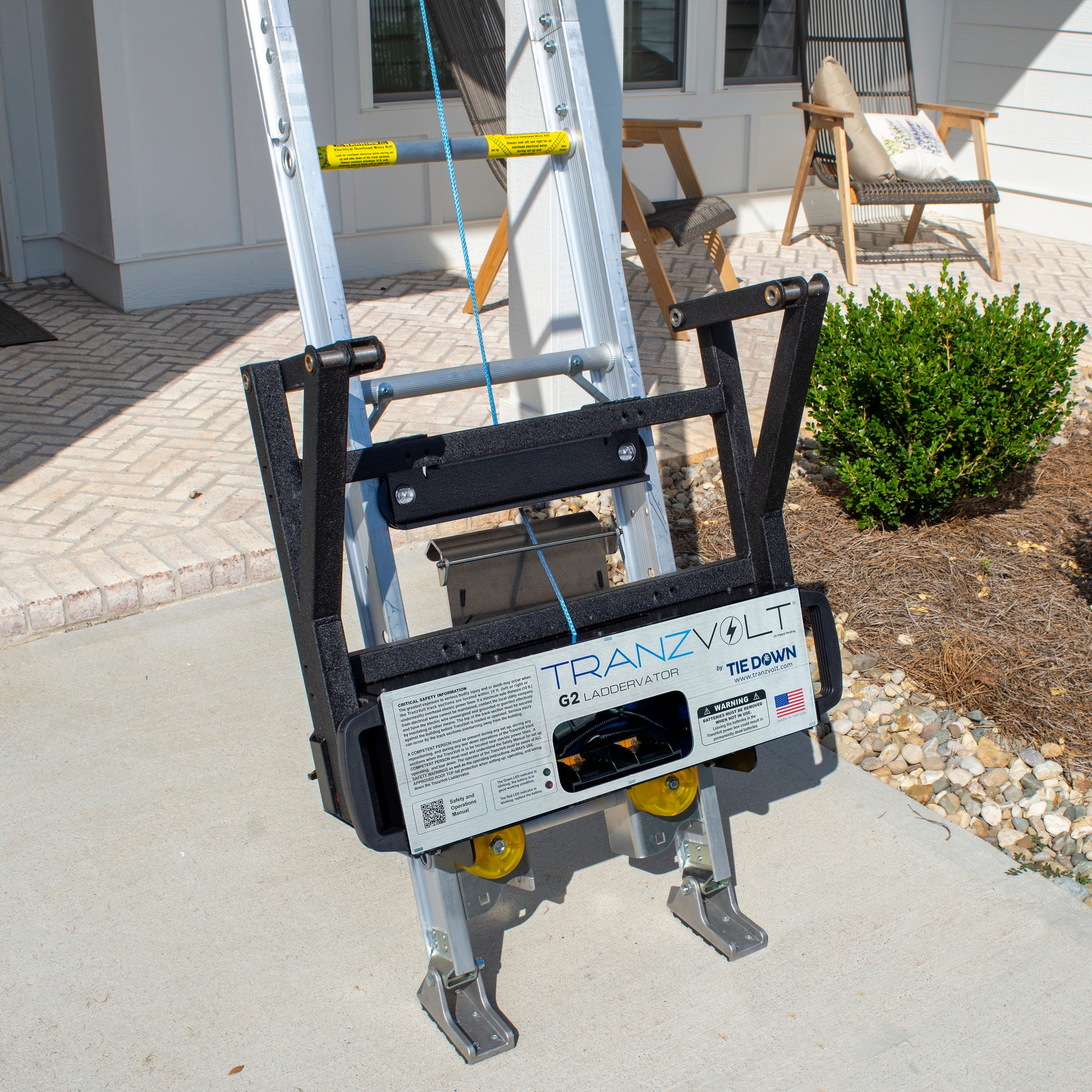 Tie Down TranzVolt G2 Roofing Platform Hoist Pro Kit, DeWalt 20V - 40684