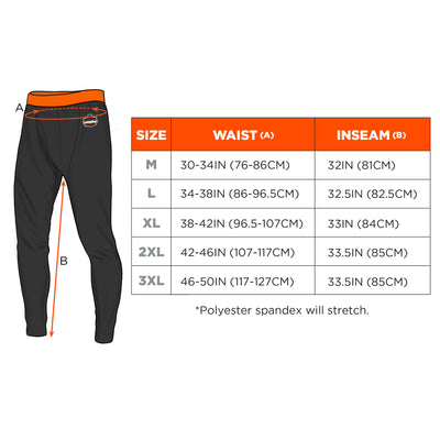 Ergodyne N-Ferno 6481 Lightweight Base Layer Pants - 180g