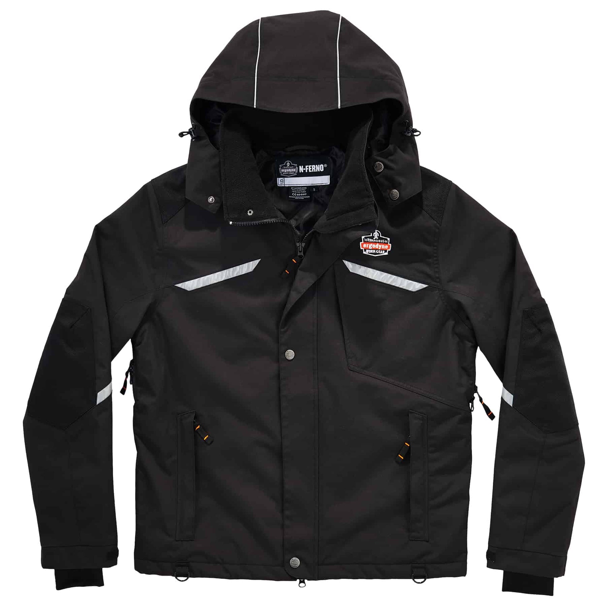 Ergodyne N-Ferno 6466 Winter Work Jacket - Heavy-Duty 500D Nylon Shell