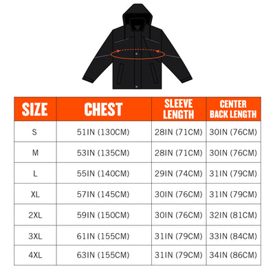 Ergodyne N-Ferno 6467 Winter Work Jacket - 300D Polyester Shell
