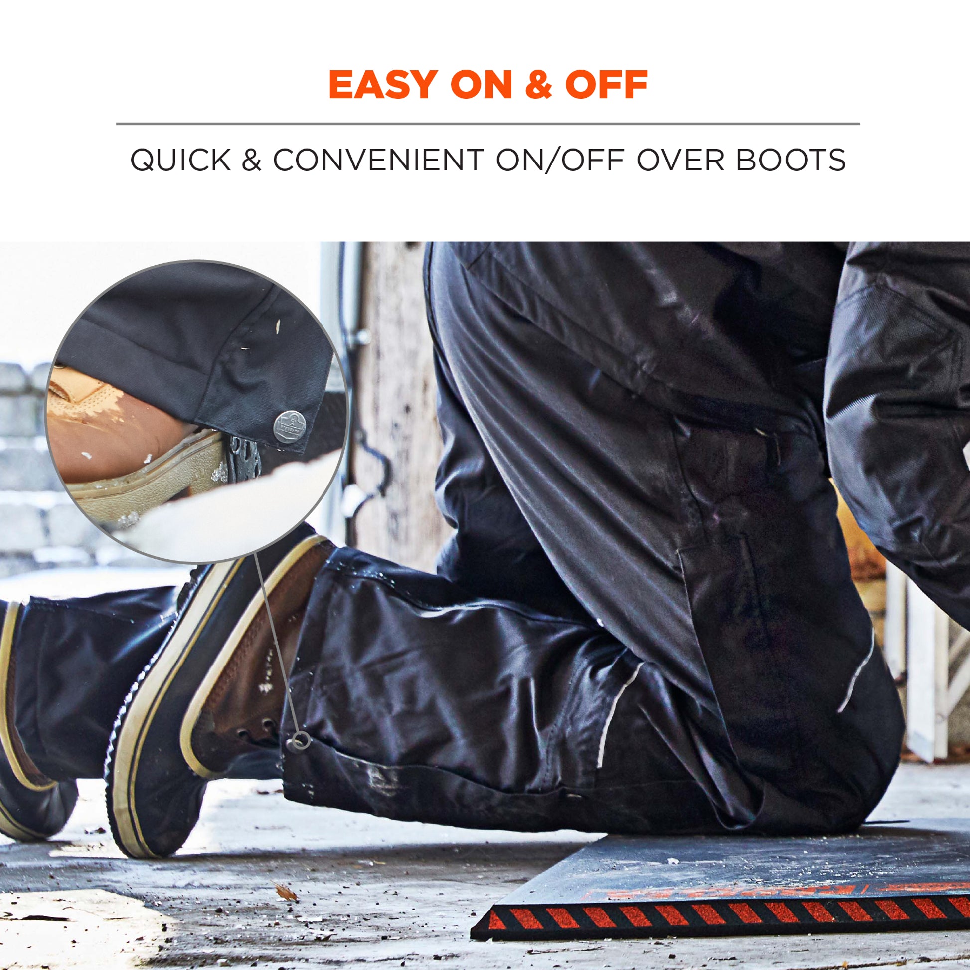 Ergodyne N-Ferno 6472 Insulated Bib Overalls - 300D Oxford Shell