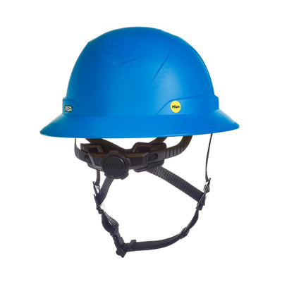 MSA V-Gard H2 Full Brim - Type II Class C - Mips - Safety Helmet - Non-Vented - Blue - 10250620