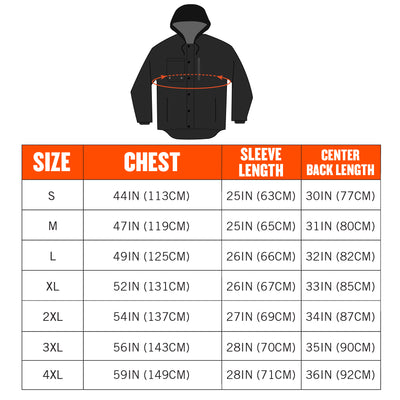 Ergodyne N-Ferno 6468 Heavy-Duty Duck Canvas Work Jacket - Sherpa Lined, Water Resistant