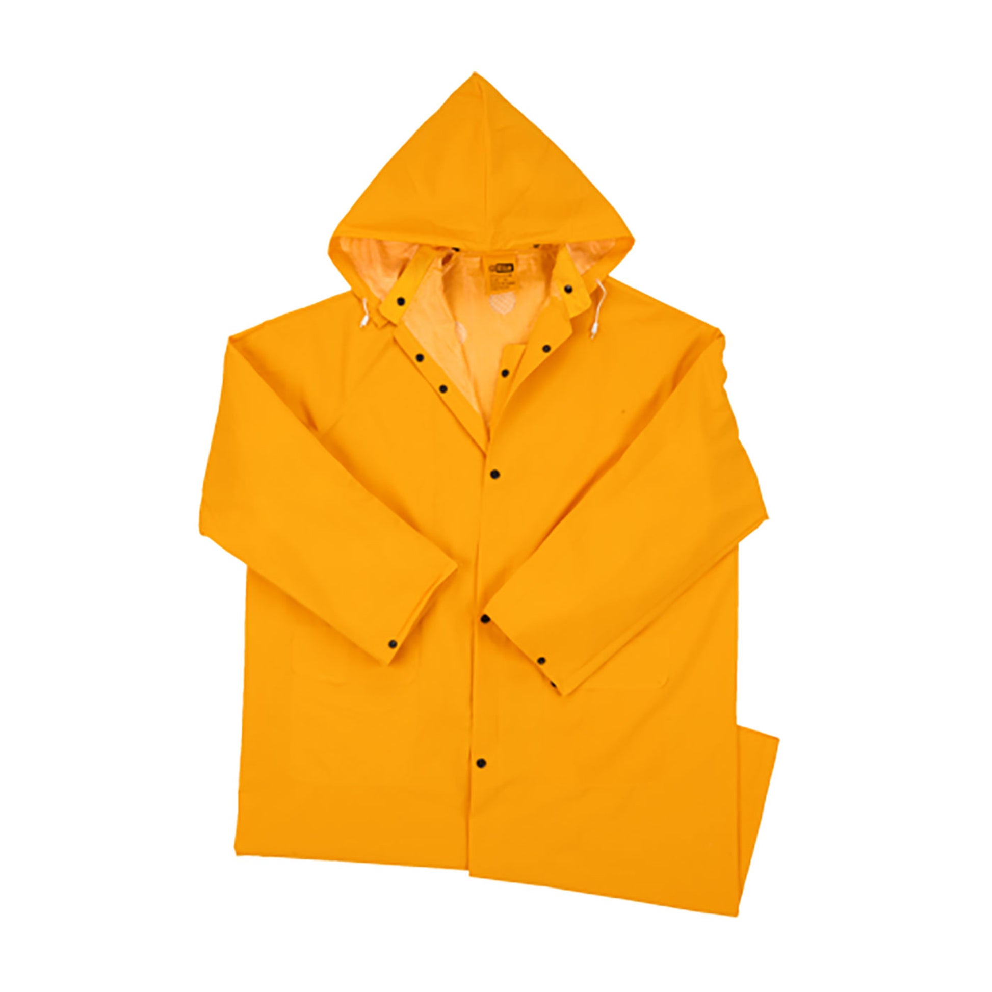 Base35 Rainwear 48" PVC Raincoat - 0.35 mm - Yellow - 1/EA - 4148