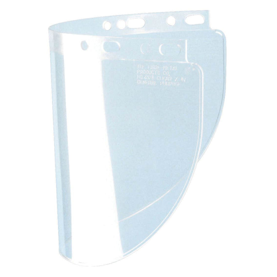 Fibre-Metal Clear Propionate Wide Faceshield Window 8 in x 16-1/2 in - 4178CL - Each