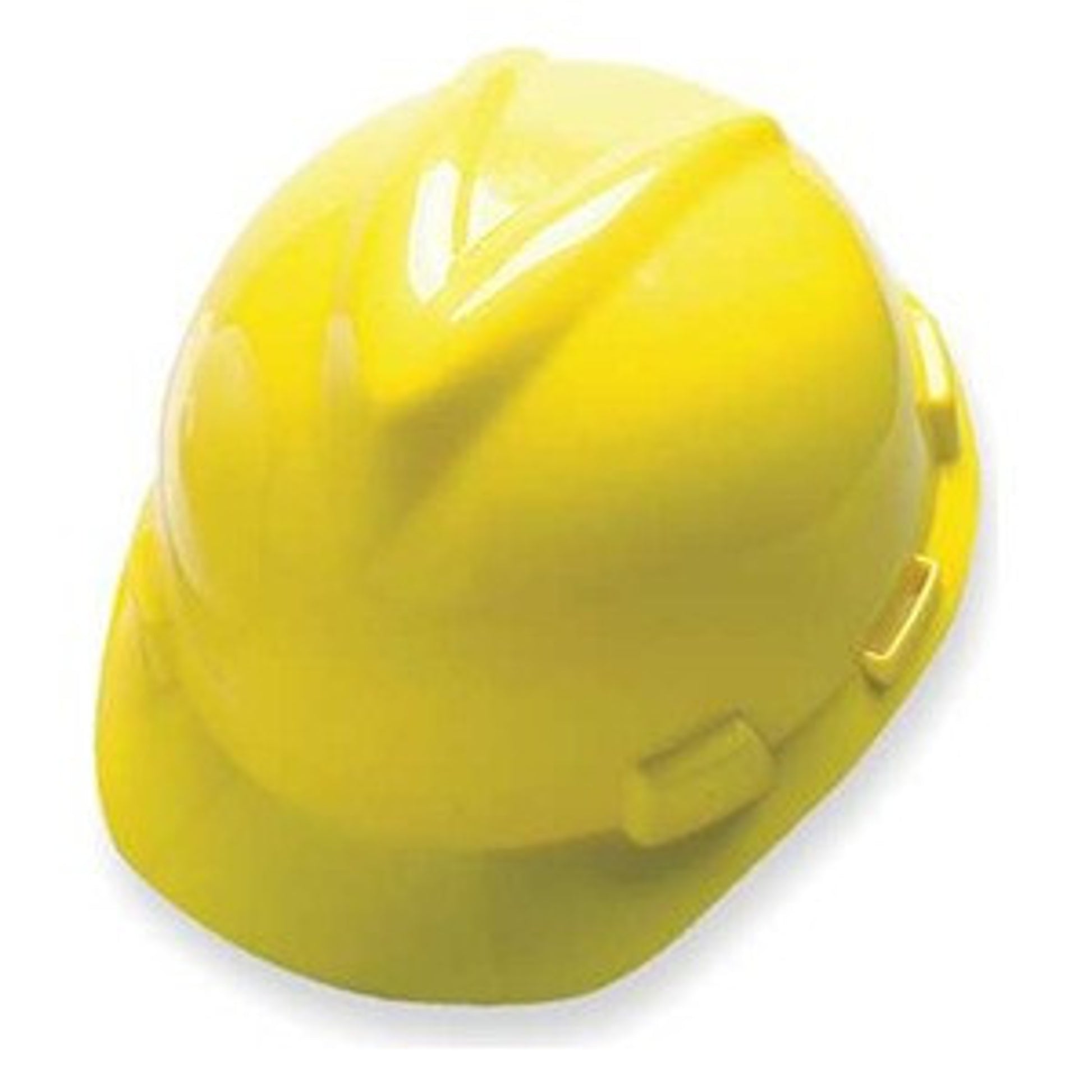 MSA V-Gard Yellow Ratchet Hard Hat - 475360