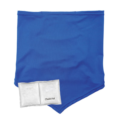 Ergodyne Chill-Its 6482 Cooling Neck Gaiter Bandana with Rechargeable Phase Change Ice Packs