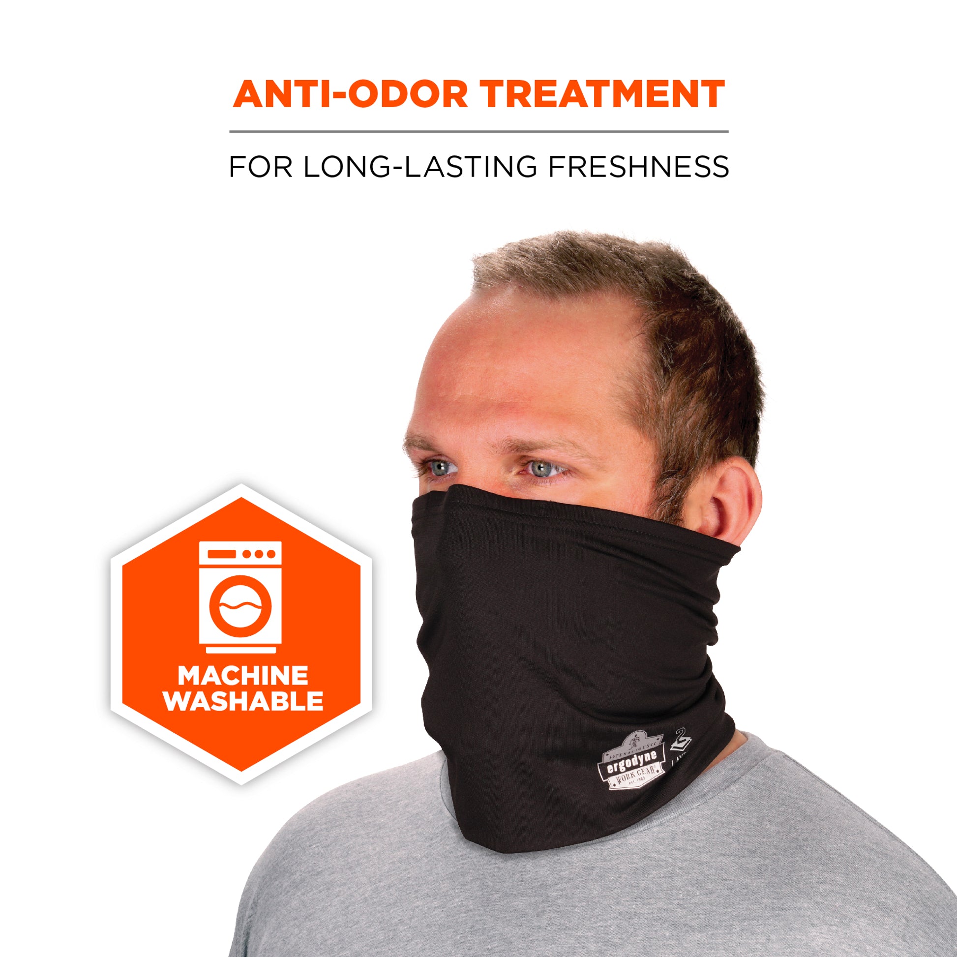 Ergodyne Chill-Its 6489 2-Layer Cooling Multi-Band - Performance Knit - Black