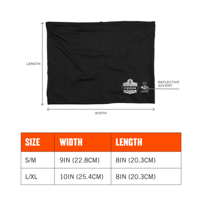 Ergodyne Chill-Its 6489 2-Layer Cooling Multi-Band - Performance Knit - Black