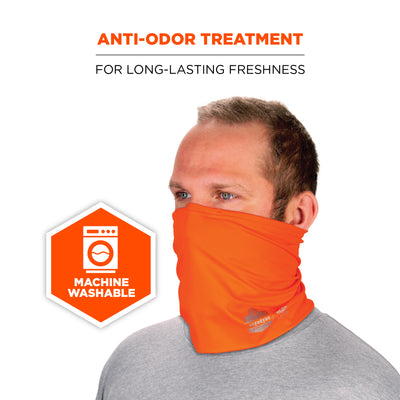 Ergodyne Chill-Its 6489 2-Layer Cooling Multi-Band - Performance Knit - Hi-Vis Orange