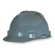 MSA V-Gard Gray Ratchet Hard Hat - 475364