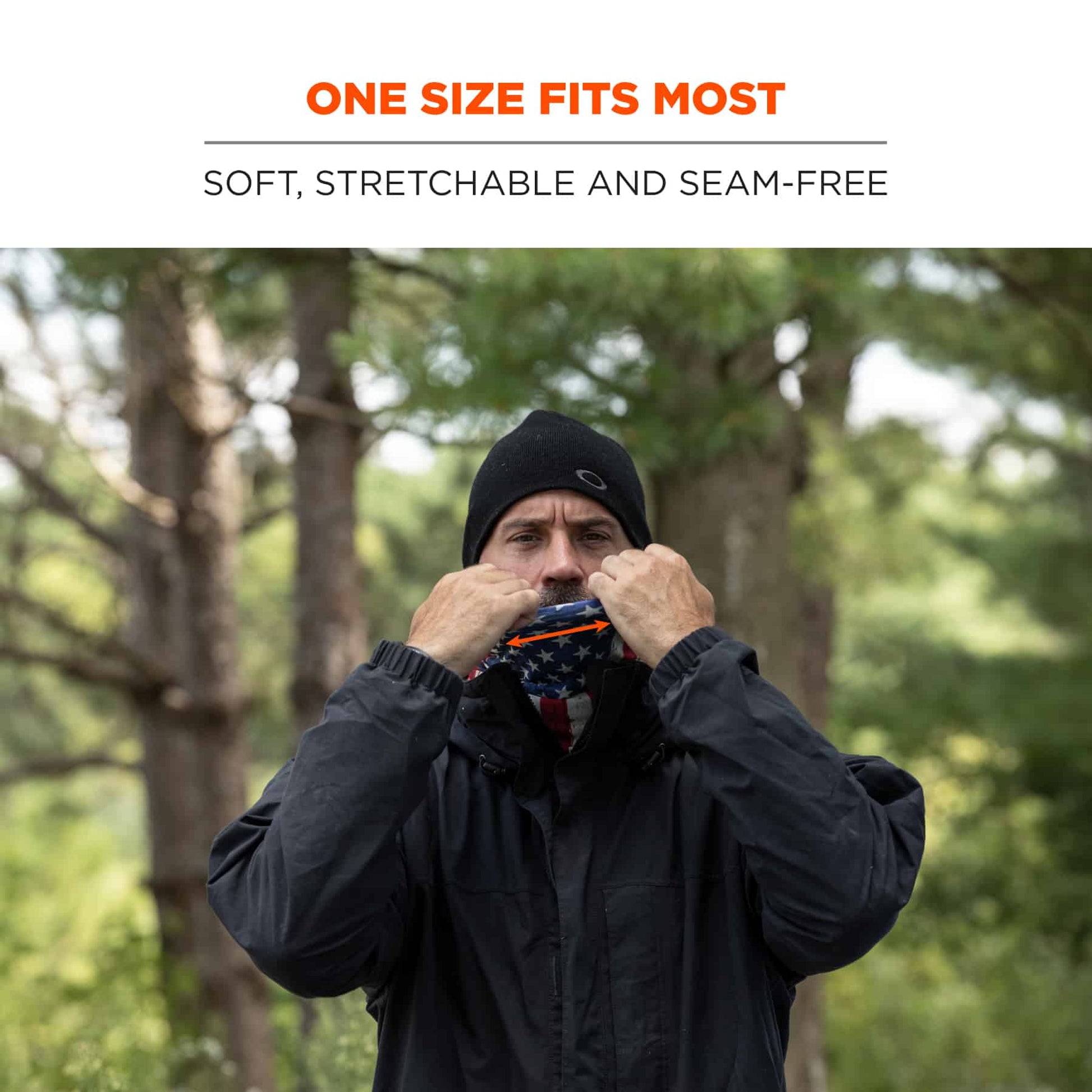 Ergodyne N-Ferno 6491 Reversible Thermal Multi-Band - Fleece Interior, Polyester Exterior