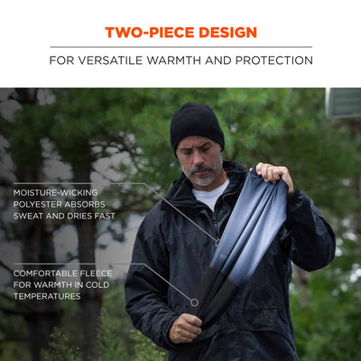 Ergodyne N-Ferno 6492 2-Piece Thermal Multi-Band - Fleece, Polyester