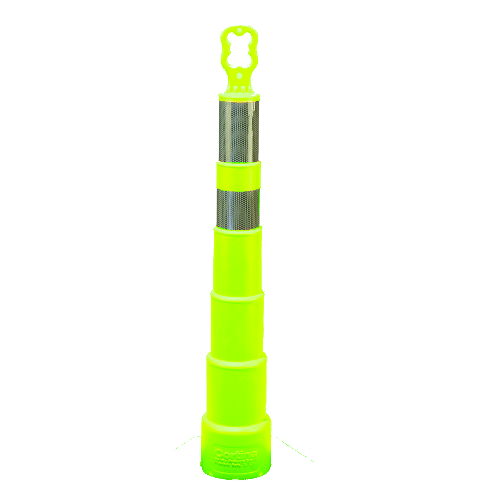 Cortina - 42" Grip-N-Go Channelizer Lime Cone - 03-750-64HLG - 1/EA