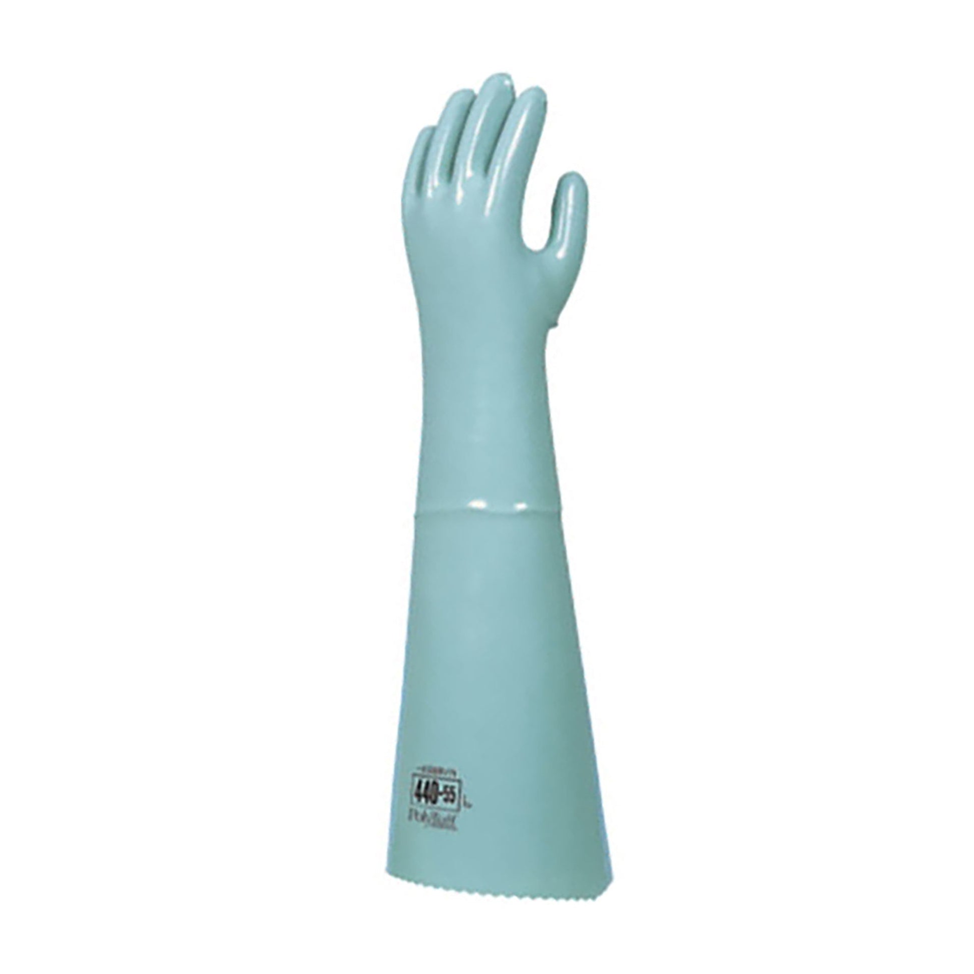 QRP PolyTuff CE Gloves Polyurethane Solvent Glove w/Cotton Lining - 21" - Green - 1/PR - 330-PIP-44055L