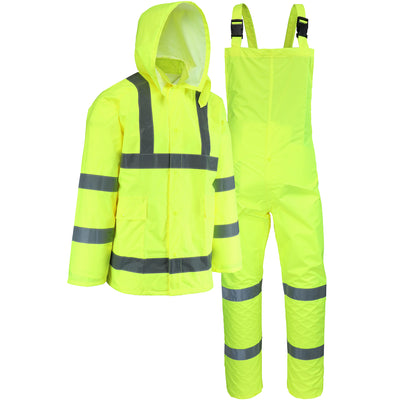 Viz Rainwear ANSI Class E Waterproof Bib - Hi-Vis Yellow - 1/EA - WW4033P