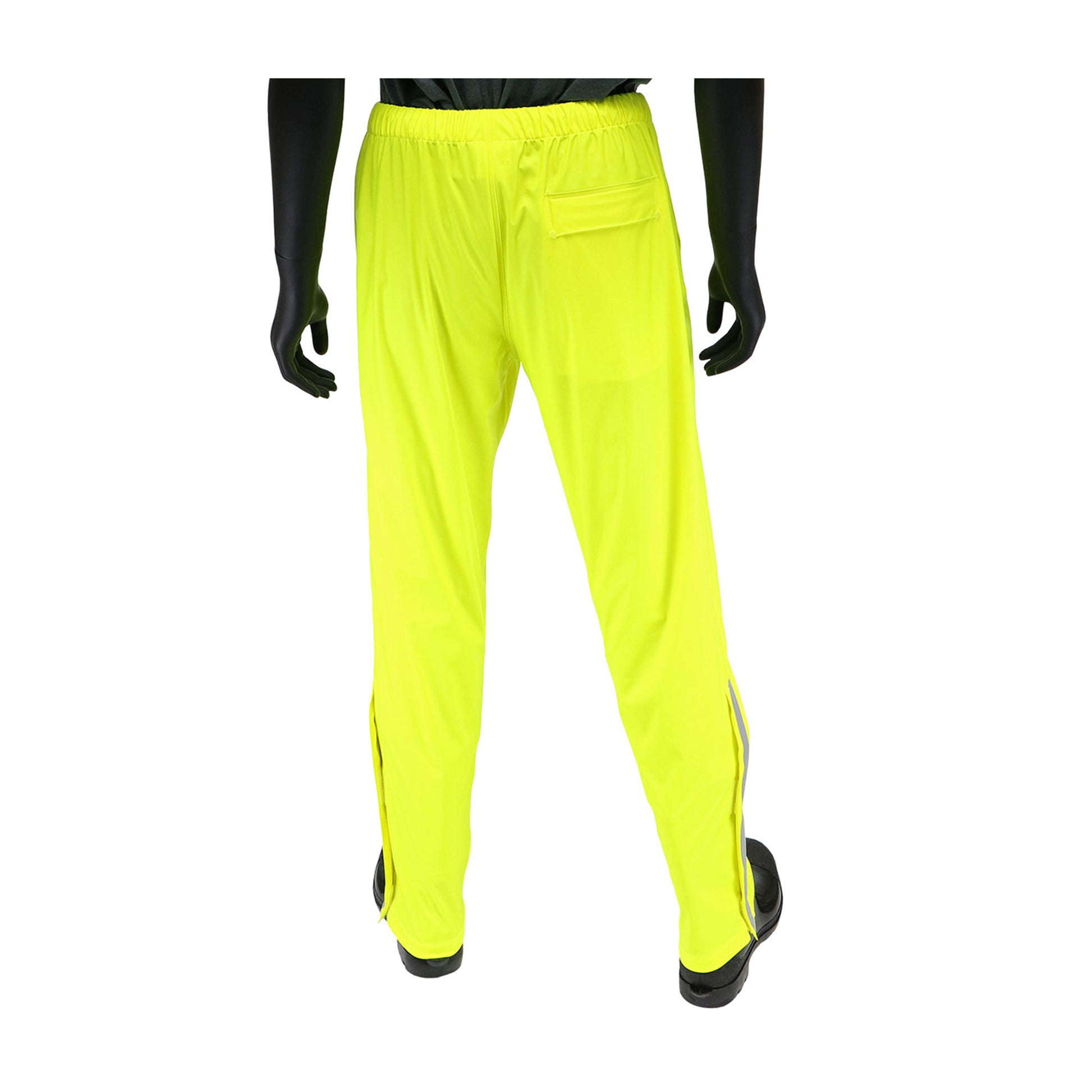 Boss Rainwear Hi-Vis Stretch Rain Pants - Yellow - 1/EA - 4540P