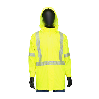 Viz Rainwear Type R Class 3 Waterproof Breathable Rain Jacket - Hi-Vis Yellow - 1/EA - 4541J