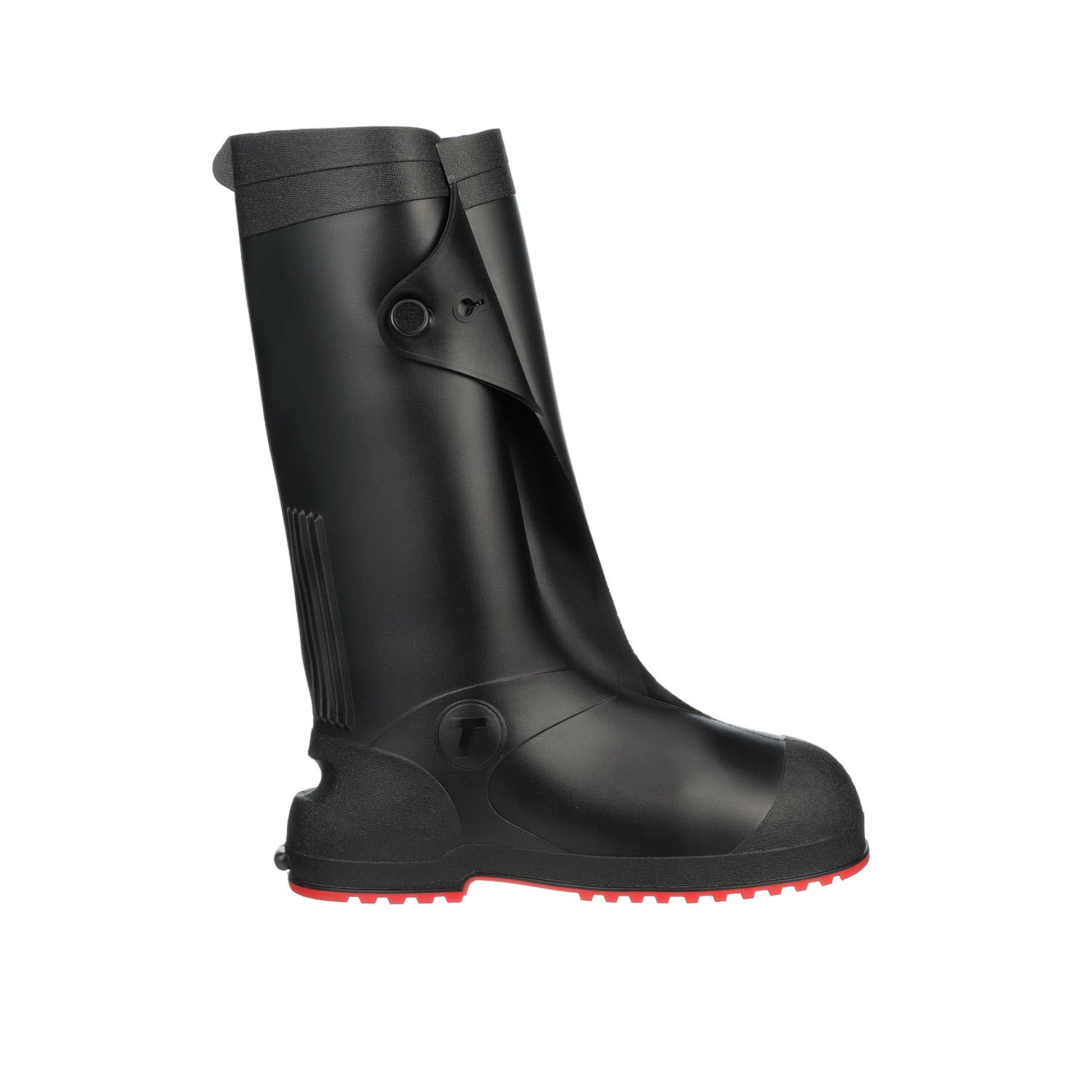 Tingley Workbrutes G2 17 in Black/Red PVC Cleated Overshoe - 45851 - Pair