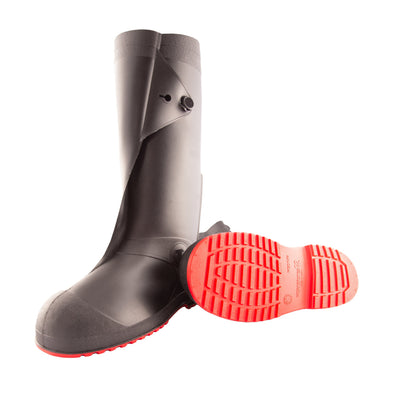Tingley Workbrutes G2 17 in Black/Red PVC Cleated Overshoe - 45851 - Pair