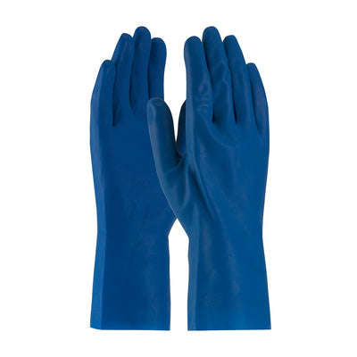 Assurance Unsupported Latex Canner Unlined w/Raised Diamond Grip -18 Mil - Blue - 1/DZ - 47-L171B