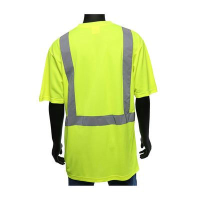 Viz-Up Hi-Vis Apparel ANSI Type R Class 2 Short Sleeve T-Shirt - Yellow - 1/EA - 47402