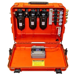Air Systems Breather Box 100 CFM Grade D Air Filtration Carbon Monoxide & Oxygen 4 Outlets 4 Regulators BB100-CO4R