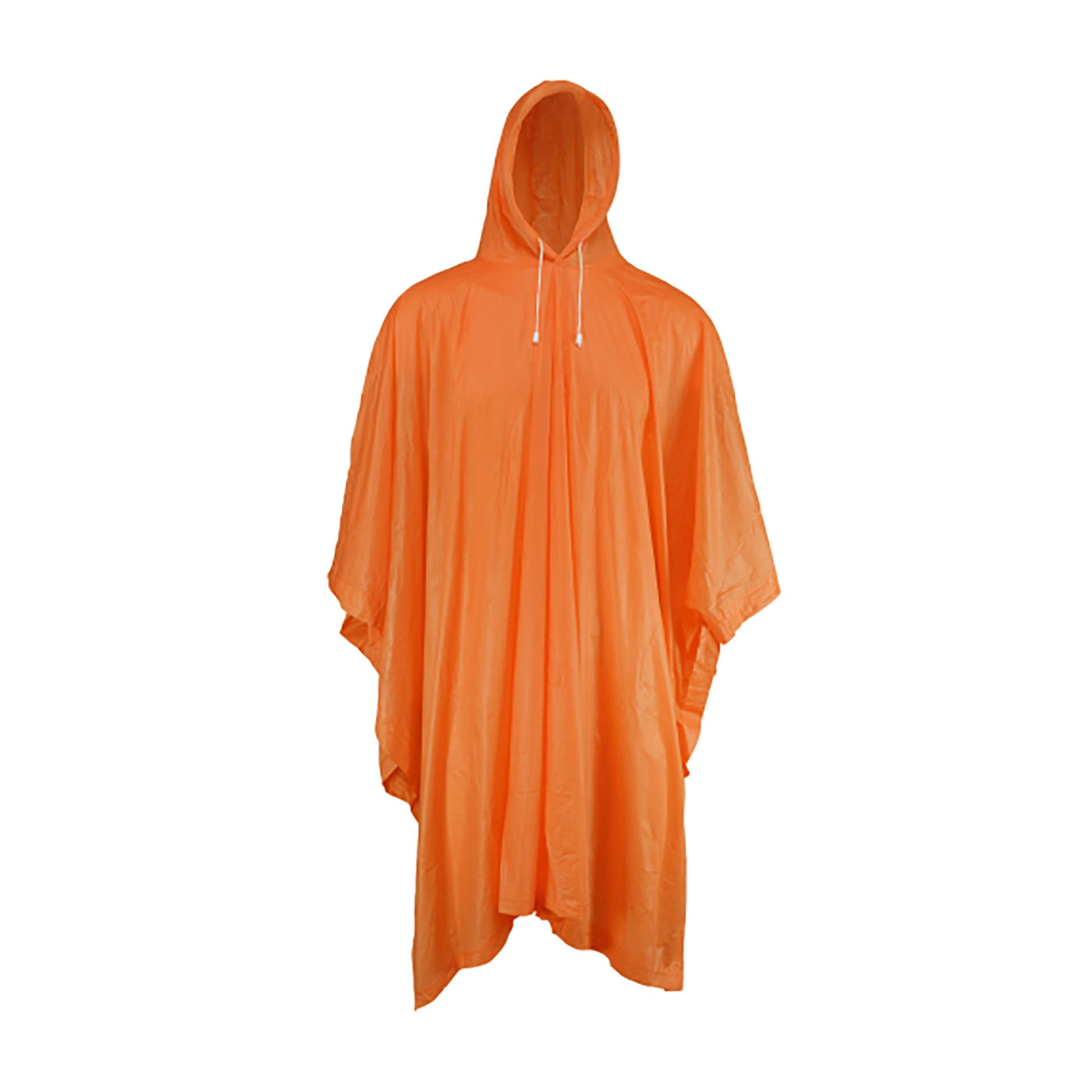 Boss Rainwear Waterproof Poncho - 0.10 mm - Orange - 6/EA - 49102