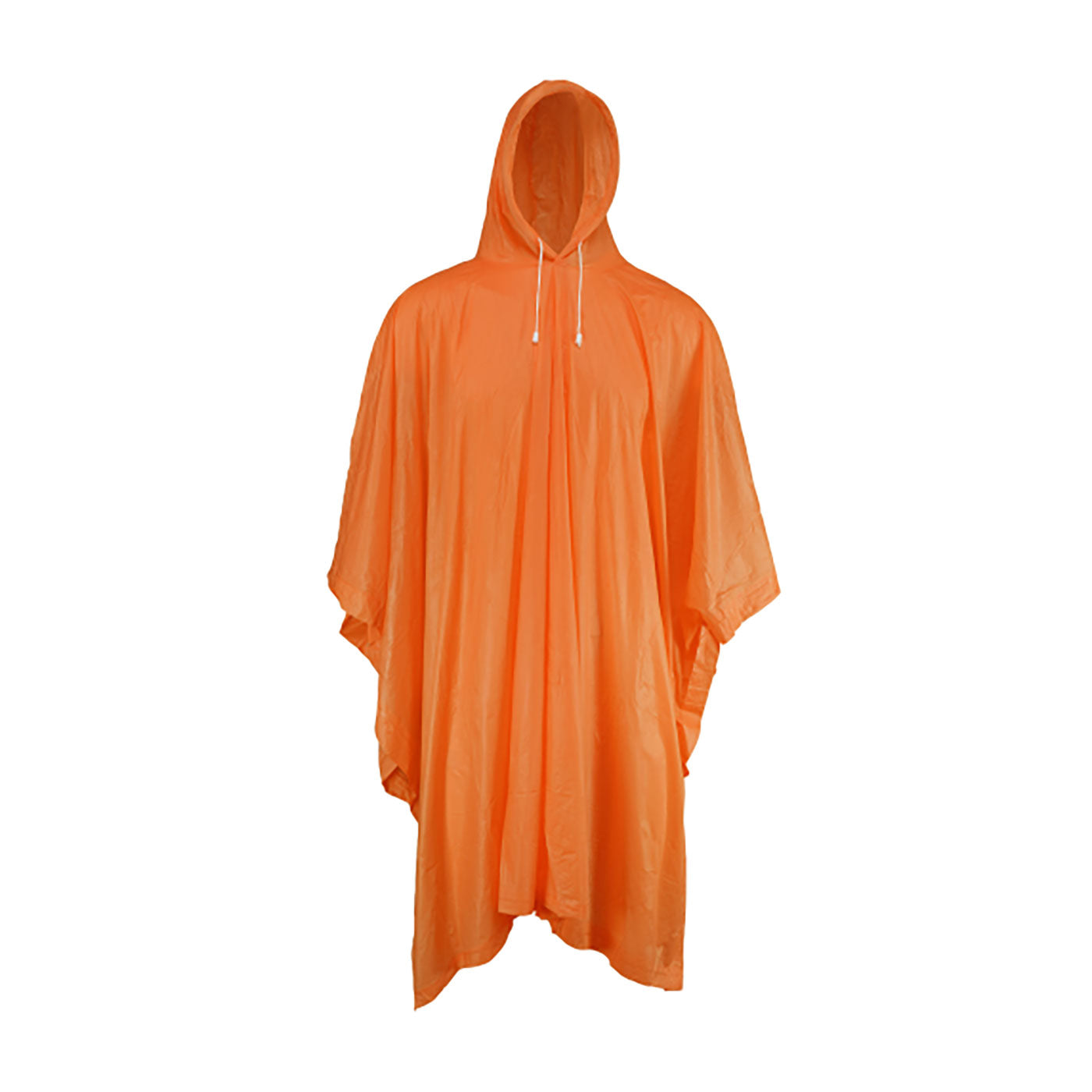 Boss Rainwear Waterproof Poncho - 0.10 mm - Orange - 6/EA - 49102