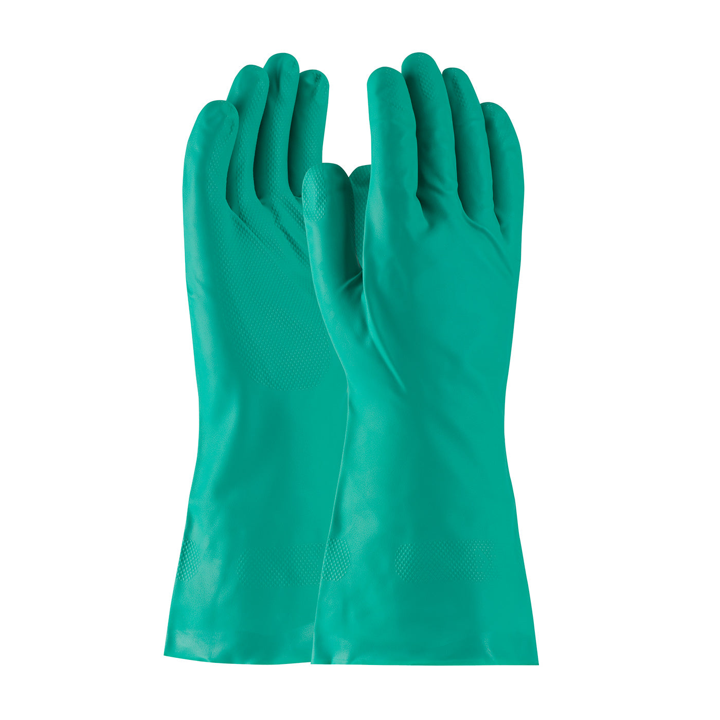 Assurance Unsupported Nitrile  Unlined w/Raised Diamond Grip - 15 Mil - Green - 1/DZ - 50-N140G