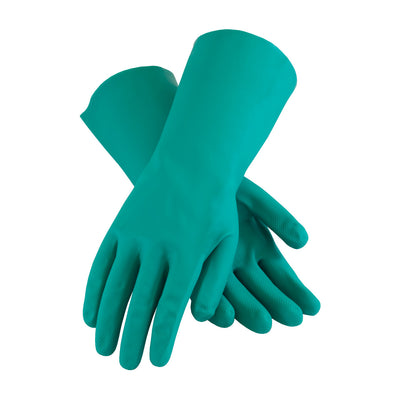 Assurance Unsupported Nitrile Unlined w/Raised Diamond Grip - 15 Mil - Green - 1/DZ - 50-N140G