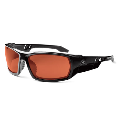 Ergodyne Skullerz ODIN Safety Glasses, Sunglasses - Black Frame