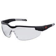 Ergodyne Skullerz DELLENGER Safety Glasses, Sunglasses - Adjustable Temples - Matte Black Frame
