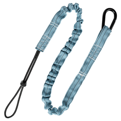 FallTech 15 lb Tool Tether with choke-on cinch-loop and steel carabiner 36" Pack/10 - 5027B10