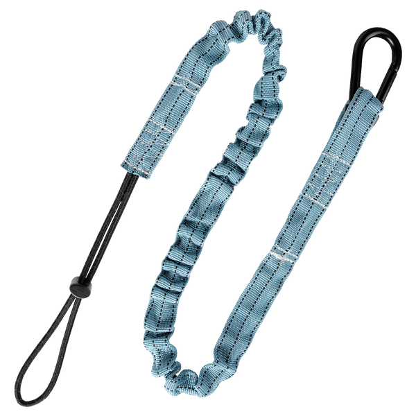 FallTech 15 lb Tool Tether with choke-on cinch-loop and steel carabiner 36" - 5027B