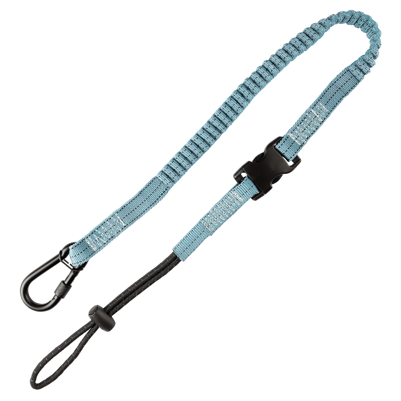 FallTech 5 lb Tool Tether with speed-clip choke-on cinch-loop and steel screwgate carabiner 36" 1/pk - 5027E