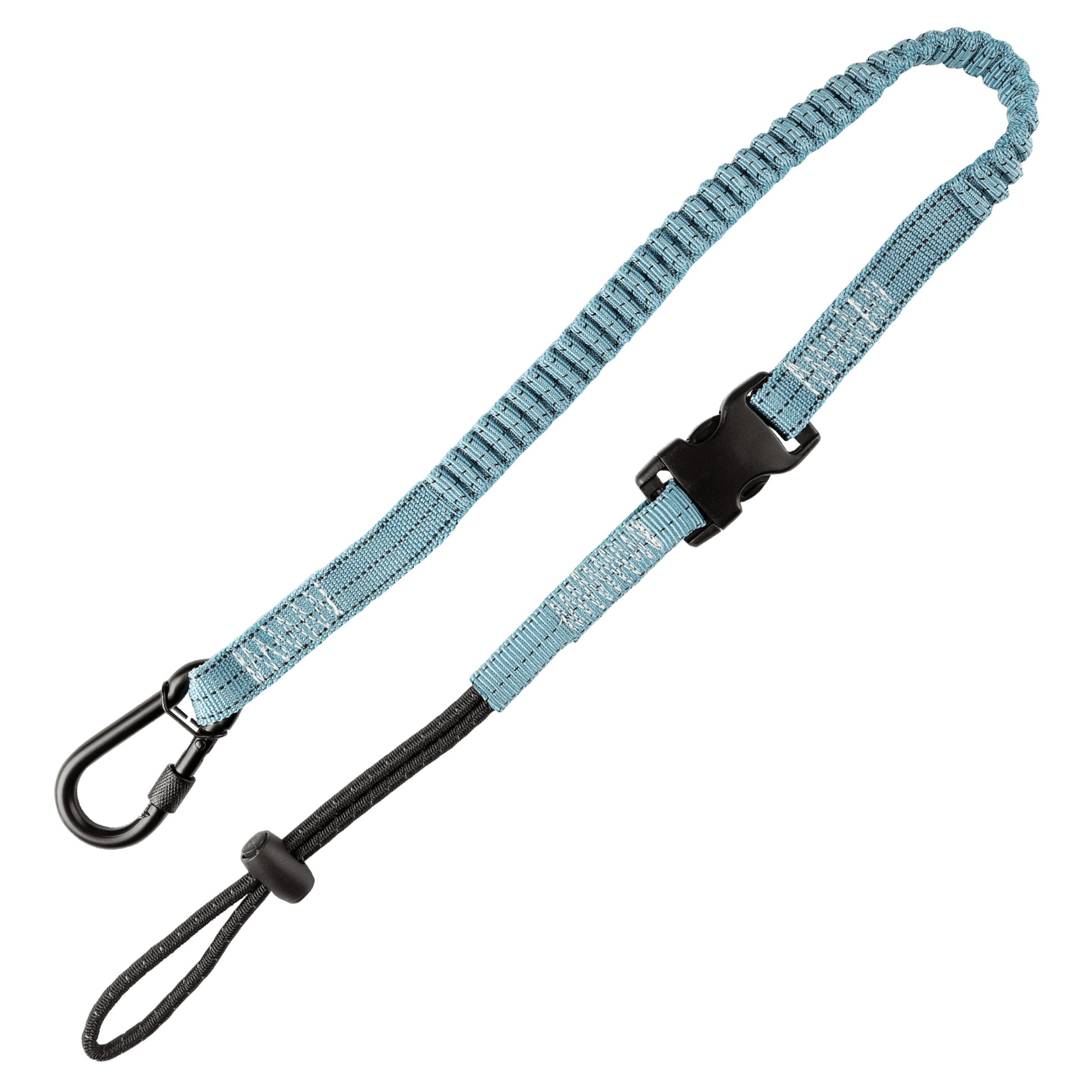 FallTech 5 lb Tool Tether with speed-clip choke-on cinch-loop and steel screwgate carabiner 36" 1/pk - 5027E