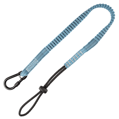FallTech 15 lb Tool Tether with choke-on cinch-loop and steel screwgate carabiner 36" - 5029B