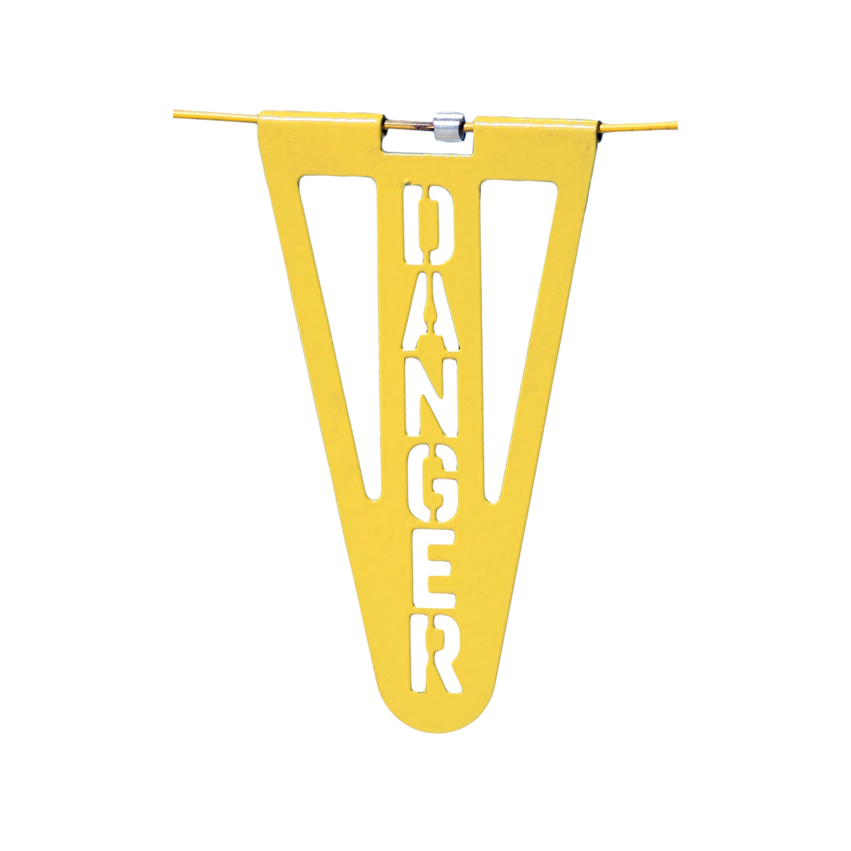Tie Down Metal Perimeter Warning Line Pennant Set with 100 ft. Rope - 50327