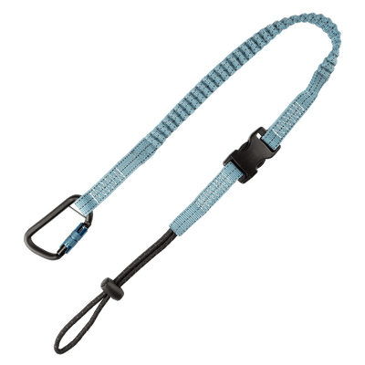 FallTech 5 lb Tool Tether with speed-clip choke-on cinch-loop and aluminum twist-lock carabiner 36" 1/pk - 5032A